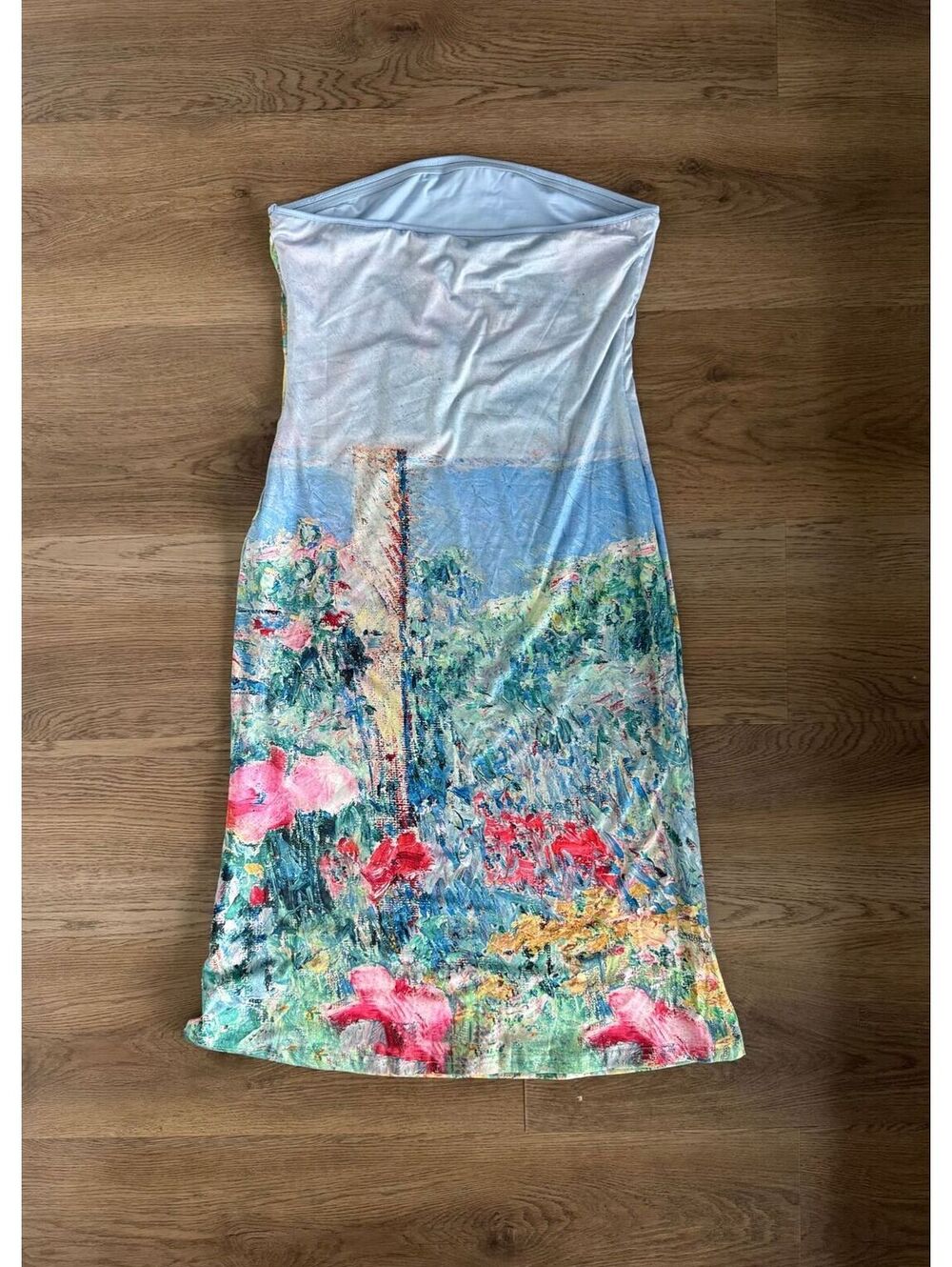 PEPPERMAYO NWT STRAPLESS MIDI DRESS - Picture 4 of 5